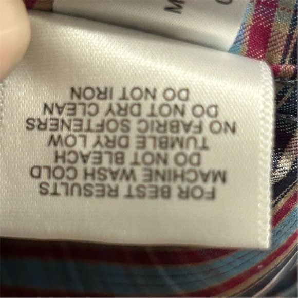 Peter Millar Men's Plaid Button-Down Shirt Multicolor Size L Long Sleeve - Picture 10 of 13